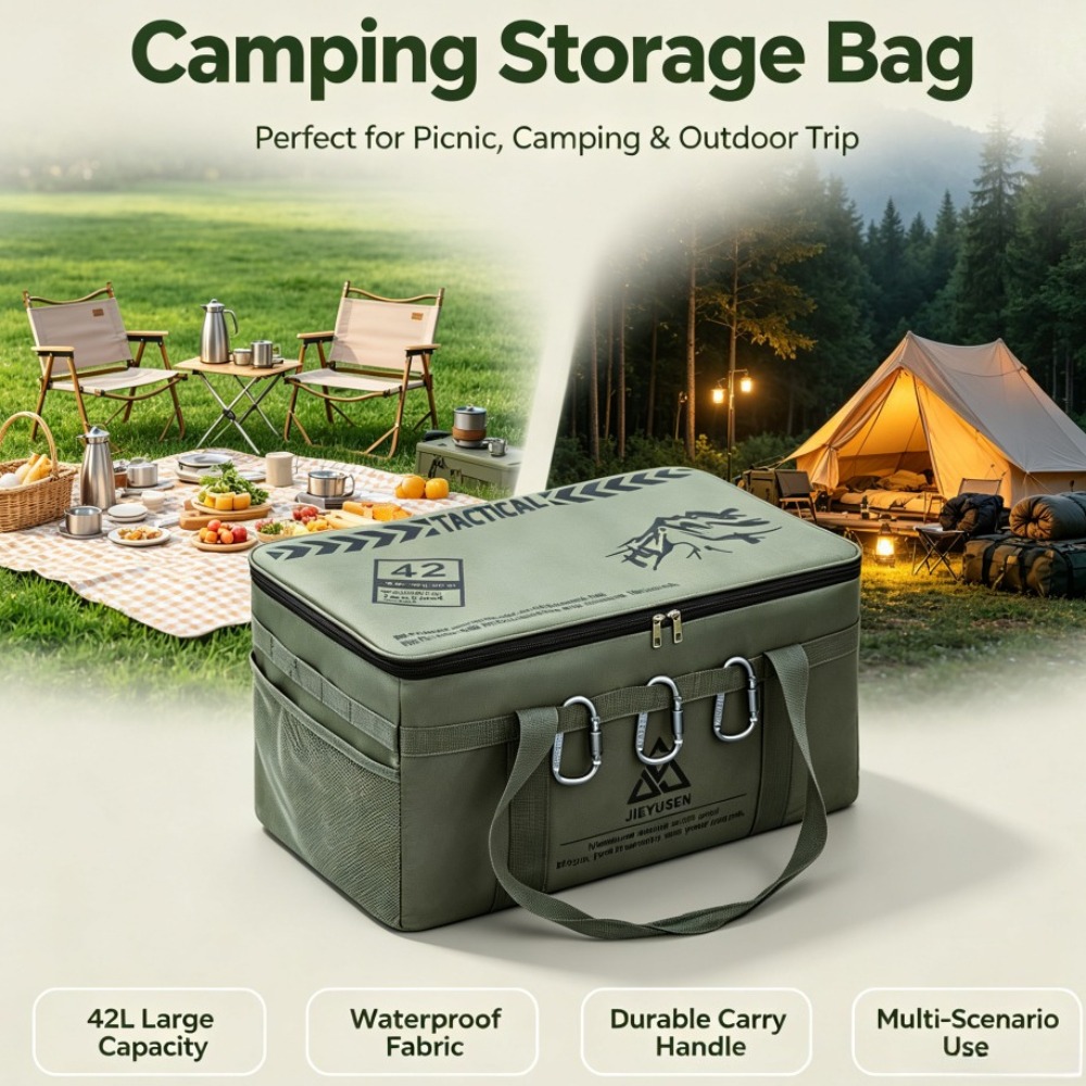 Camping Outdoor Cooking Equipment - 30/42L 접이식 휴대용 야외 피크닉 식기