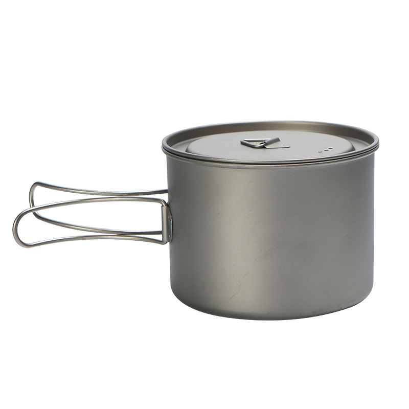 Camping Cooking Ware - 야외 피크닉 티타늄 요리 냄비, 걸이식