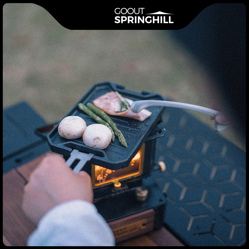 Camping Cooking Survival - COOUT SPRINGHILL 야외용 미니 그릴 팬,