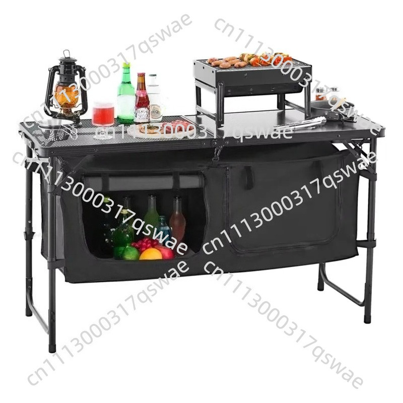 Camping Cooking Options - 높이 조절 가능한 캠핑 주방 식탁