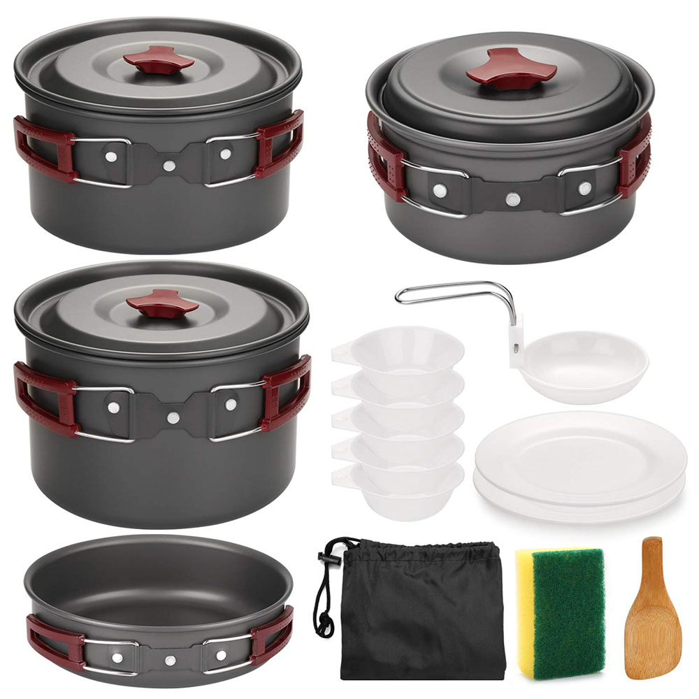 Camping Cooking Candle - 야외 캠핑 조리기구 키트, 논스틱 캠핑