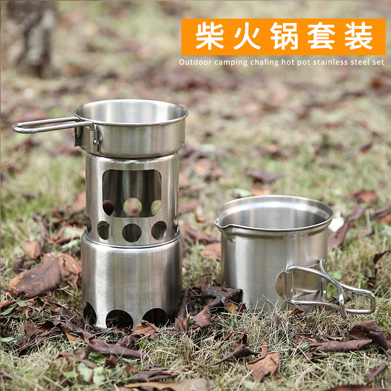 인기 캠핑 스틸 우드 스토브 요리 냄비 옵션 - Camping Cooking Options 리뷰 및 가격