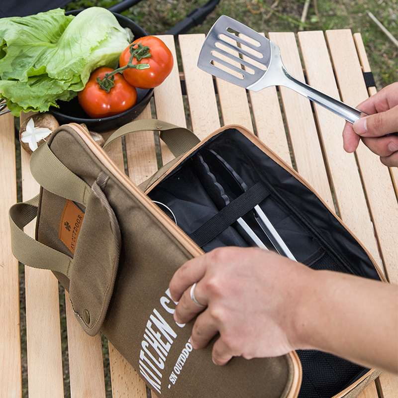 8pcs 캠핑 주방 조리기구 세트 휴대용 가방 야외 여 - Camping Outdoor Cooking Equipment 리뷰 및 가격