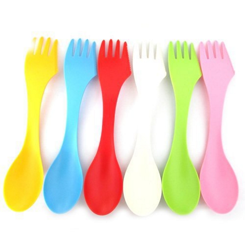 6PCS 3-in-1 캠핑 식기 세트 - 캠핑 하이킹  - Camping Cooking Survival 리뷰 및 가격