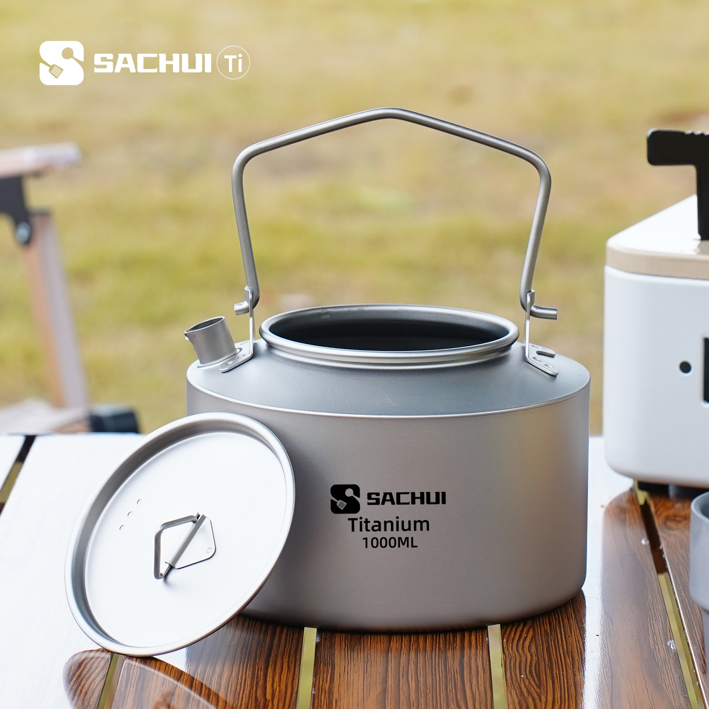 1000ML 순수 티타늄 주전자 야외 초경량 차/커피  - Camping Outdoor Cooking Equipment 리뷰 및 가격