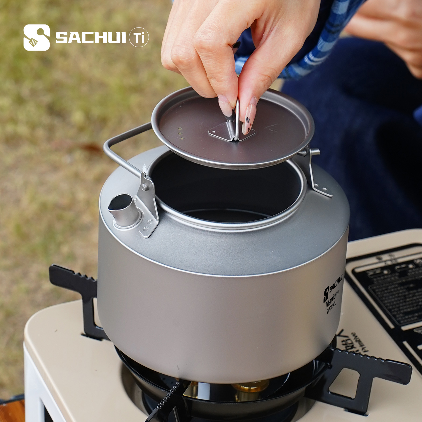 1000ML 순수 티타늄 주전자 야외 초경량 차/커피  - Camping Outdoor Cooking Equipment 리뷰 및 가격