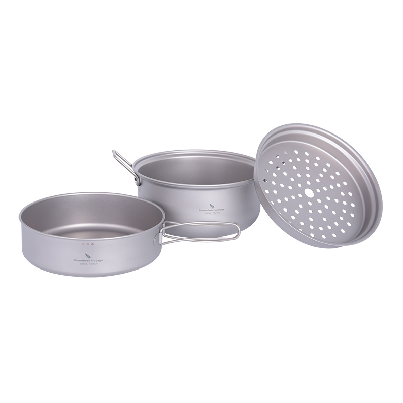 바운드리스 보이저 티타늄 스티머 아웃도어 캠핑 조리기구 - Camping Cooking Pots And Pans 리뷰 및 가격