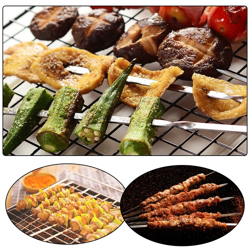 10/30Pcs 스테인레스 스틸 바베큐 꼬치 재사용 가 - Camping Cooking Candle 리뷰 및 가격