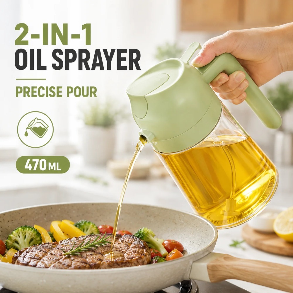 2 in 1 올리브 오일 스프레이 디스펜서 병 대용량  - Camping Cooking Oil 리뷰 및 가격