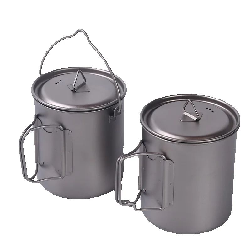 캠핑용 티타늄 컵, 요리 냄비, 초경량 접이식 손잡이, - Camping Cooking Ware 리뷰 및 가격