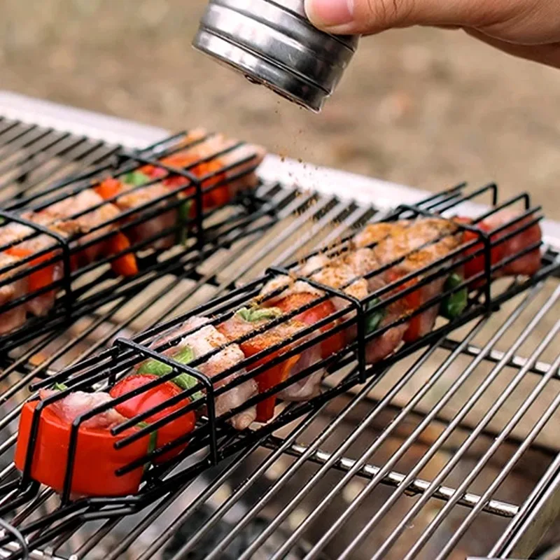 2/3개 스테인리스 스틸 그릴 바구니, 나무 손잡이가  - Nesting Camping Cooking Set 리뷰 및 가격