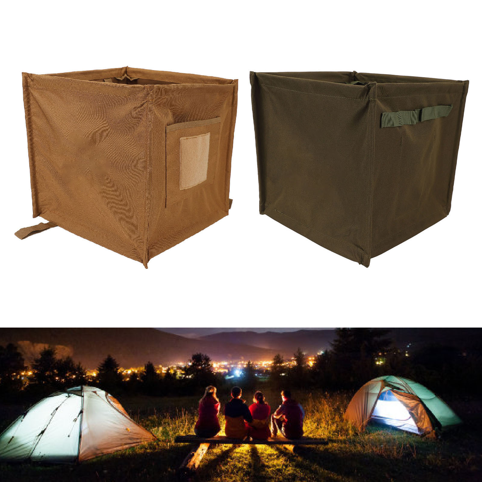 야외 접이식 쓰레기통 33L 방수 옥스포드 천 야외 접 - Camping Cooking Organizer 리뷰 및 가격