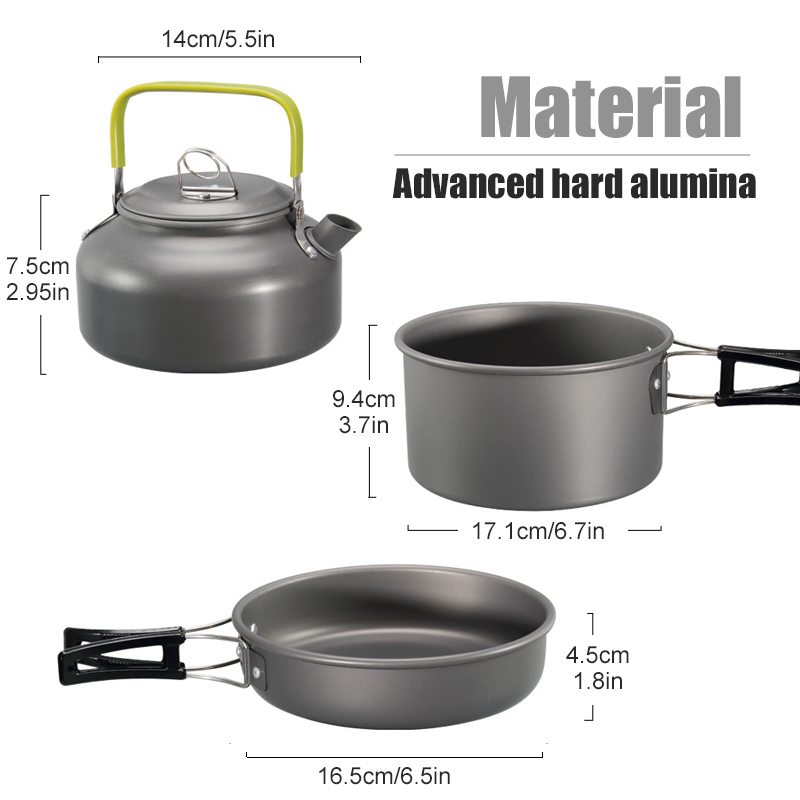 WESTTUNE 캠핑 조리기구 키트 알루미늄 야외 휴대 - Camping Outdoor Cooking Equipment 리뷰 및 가격