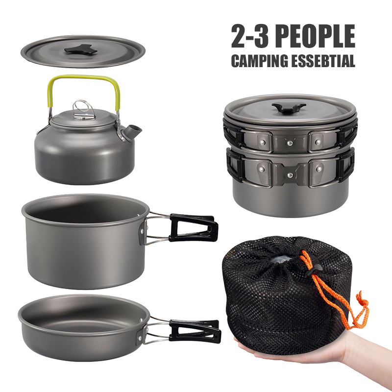 WESTTUNE 캠핑 조리기구 키트 알루미늄 야외 휴대 - Camping Outdoor Cooking Equipment 리뷰 및 가격