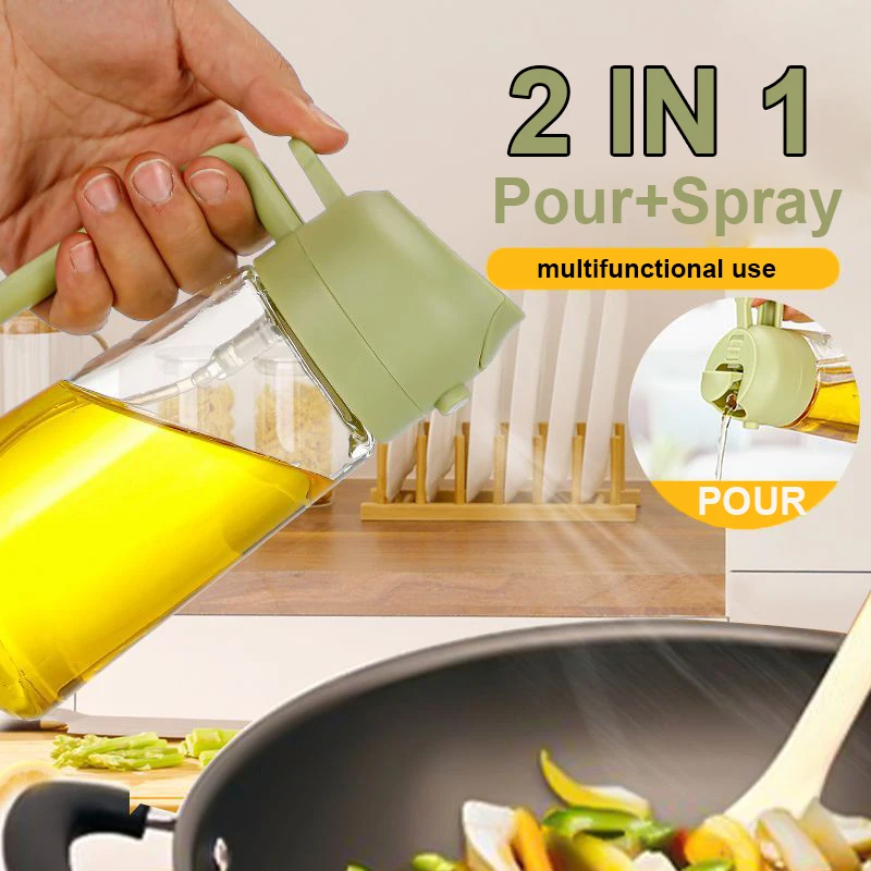 2 in 1 붓기 스프레이 분무기 주방 프라이 에어 스 - Camping Cooking Oil 리뷰 및 가격