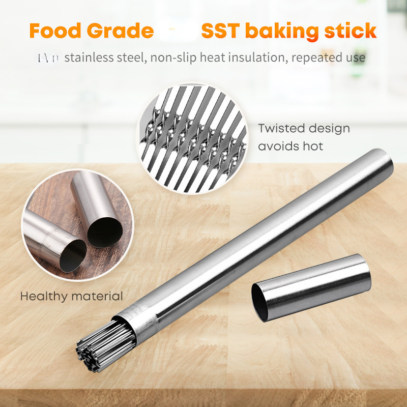 스테인리스 스틸 바베큐 꼬치 재사용 가능한 BBQ 꼬치 - Camping Cooking Candle 리뷰 및 가격