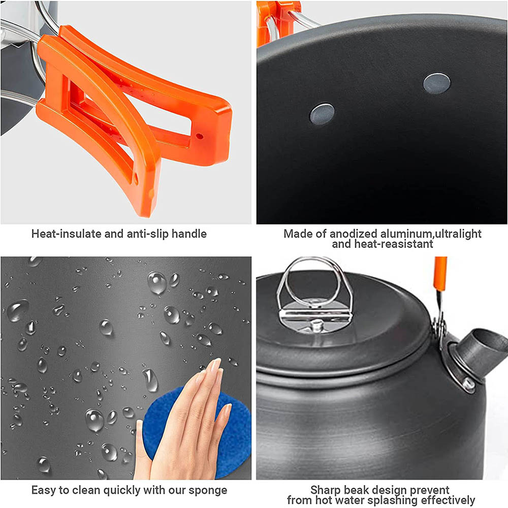 1pcs/1set 캠핑 조리기구 키트 야외 요리 세트  - Camping Cooking Pots And Pans 리뷰 및 가격