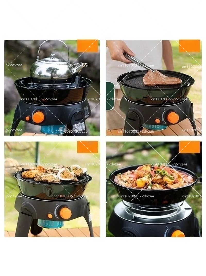 야외 다기능 가스 스토브 캠핑 바베큐 그릴 6종 접이식 - Camping Cooking Gas 리뷰 및 가격