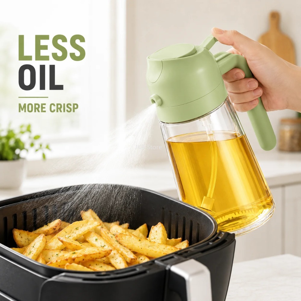 2 in 1 올리브 오일 스프레이 디스펜서 병 대용량  - Camping Cooking Oil 리뷰 및 가격