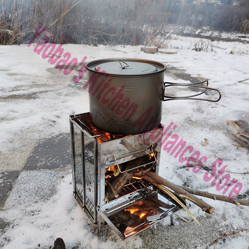목재 난로 야외 캠핑 장비 분해 가능 휴대용 피크닉 스 - Camping Outdoor Cooking Equipment 리뷰 및 가격