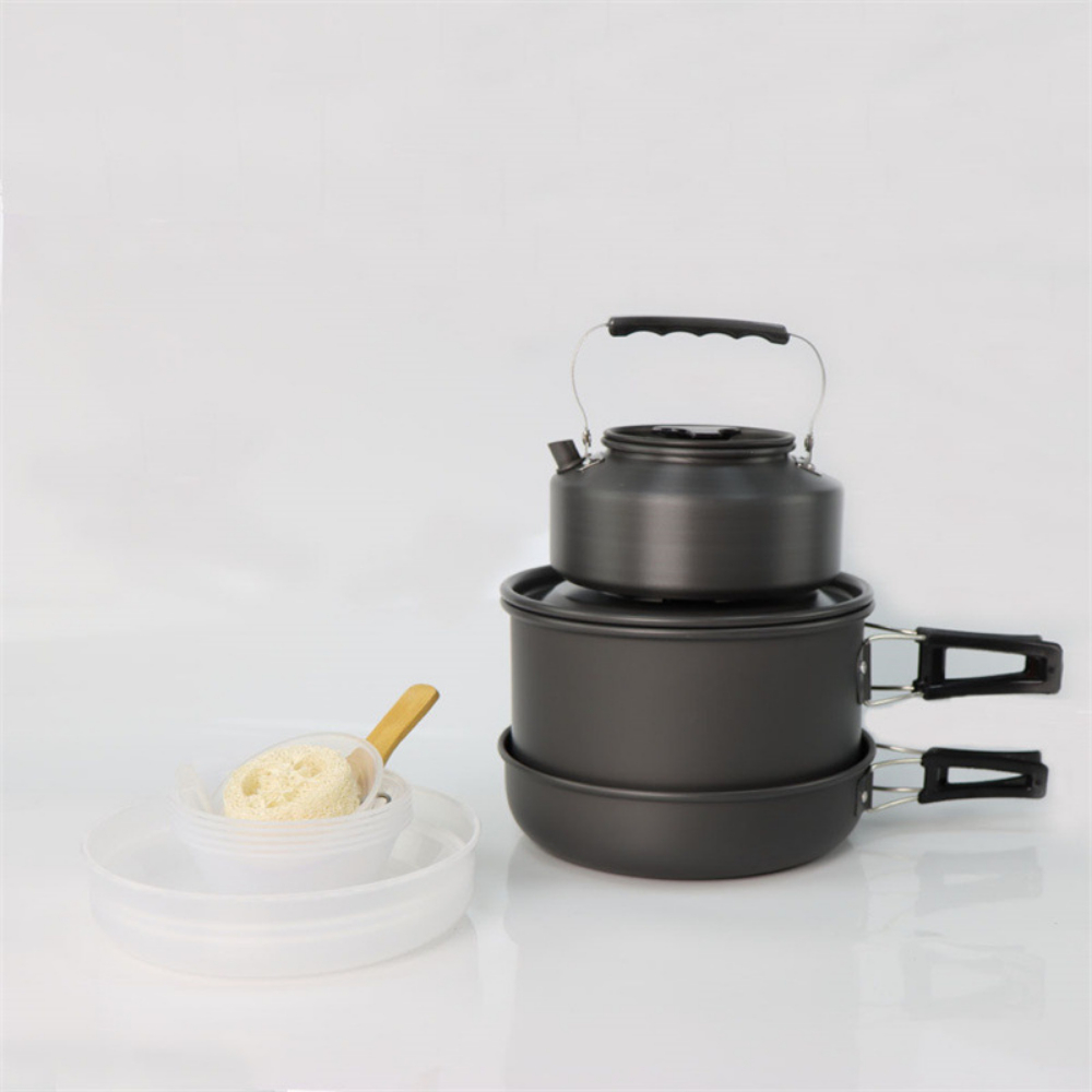 야외용 대형 조리 세트, 2~4인용 네스티드 냄비 세트 - Nesting Camping Cooking Set 리뷰 및 가격