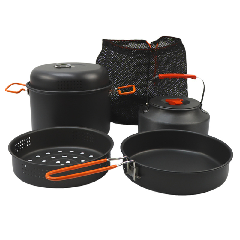 야외 조리기구 세트, 캠핑 요리 냄비 주전자, 스티머  - Camping Cooking Pots And Pans 리뷰 및 가격