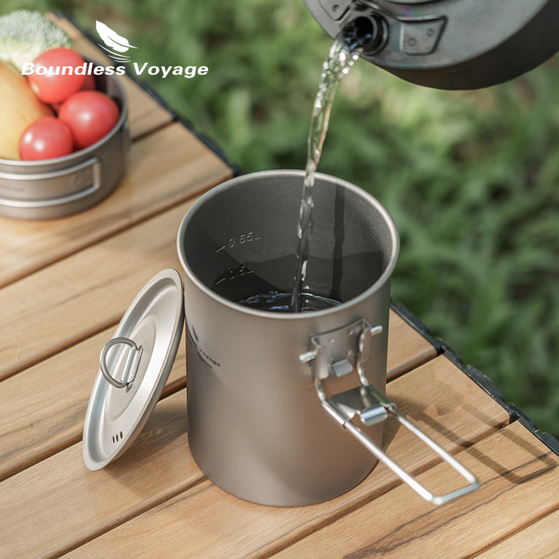 무한 항해 900ml 티타늄 냄비 컵 캠핑 조리기구 접 - Camping Cooking Ware 리뷰 및 가격