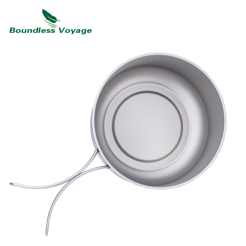 Boundless Voyage 티타늄 캠핑 냄비, 뚜껑 - Camping Cooking Ware 리뷰 및 가격