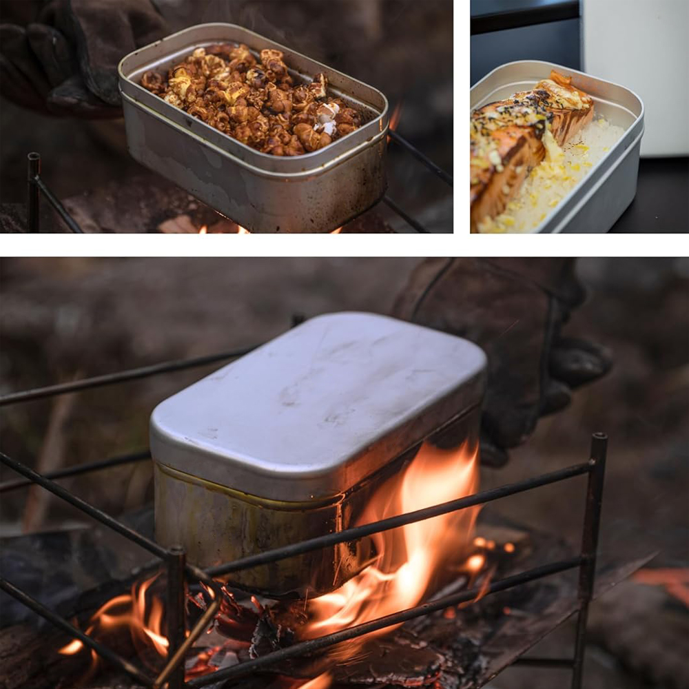 접이식 도시락 상자 손잡이, 성인용 도시락 용기, 알루 - Camping Outdoor Cooking Equipment 리뷰 및 가격