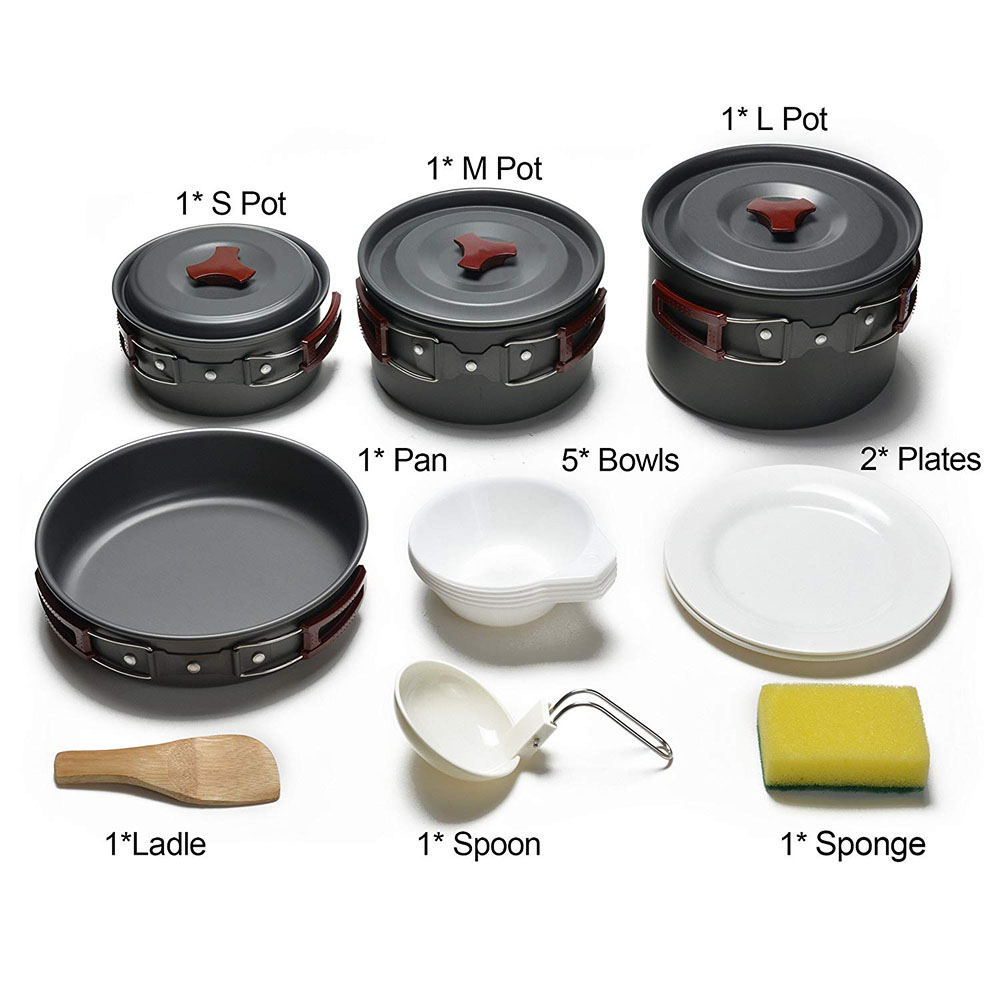 야외 캠핑 조리기구 키트, 논스틱 캠핑 팬, 경량 요리 - Camping Cooking Candle 리뷰 및 가격