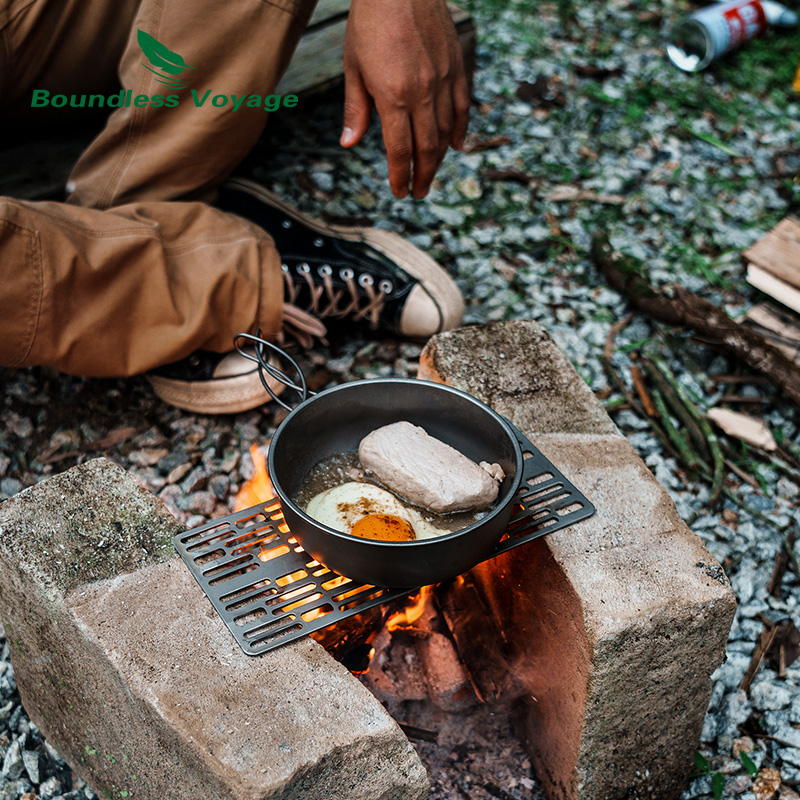 무한 항해 야외 캠핑 티타늄 숯불 바베큐 그릴 플레이트 - Camping Outdoor Cooking Equipment 리뷰 및 가격