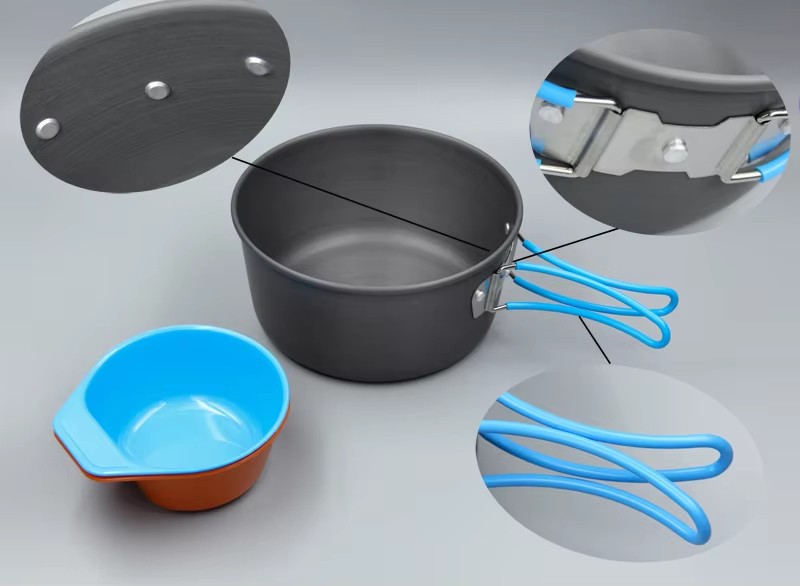 캠핑 조리기구 배낭 냄비 팬 그릇 키트 야외 냄비 요리 - Camping Cooking Pots And Pans 리뷰 및 가격