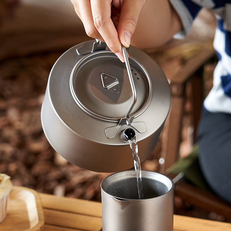 캠핑 물 요리 주전자 티타늄 주전자 980ml 차 커피 - Camping Cooking Ware 리뷰 및 가격