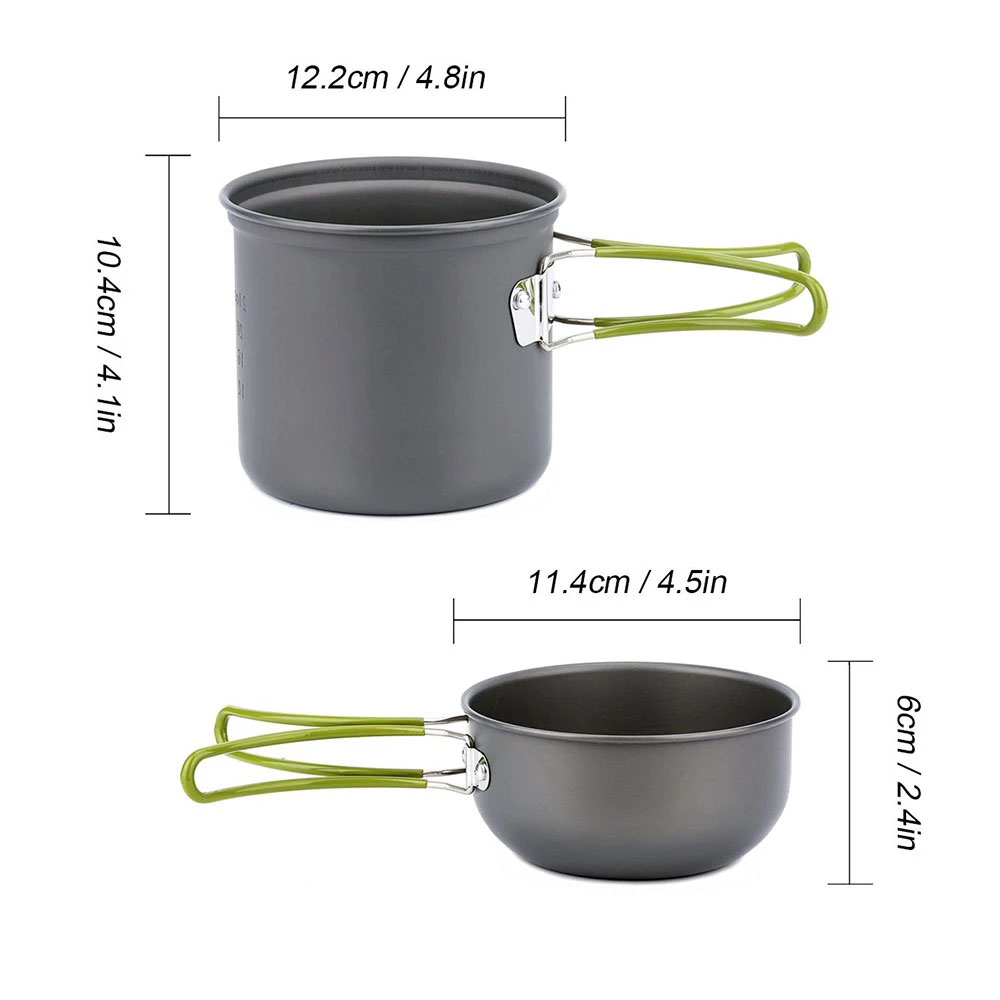 스토브가있는 캠핑 조리기구 키트 야외 요리 세트 야외  - Camping Cooking Pots And Pans 리뷰 및 가격