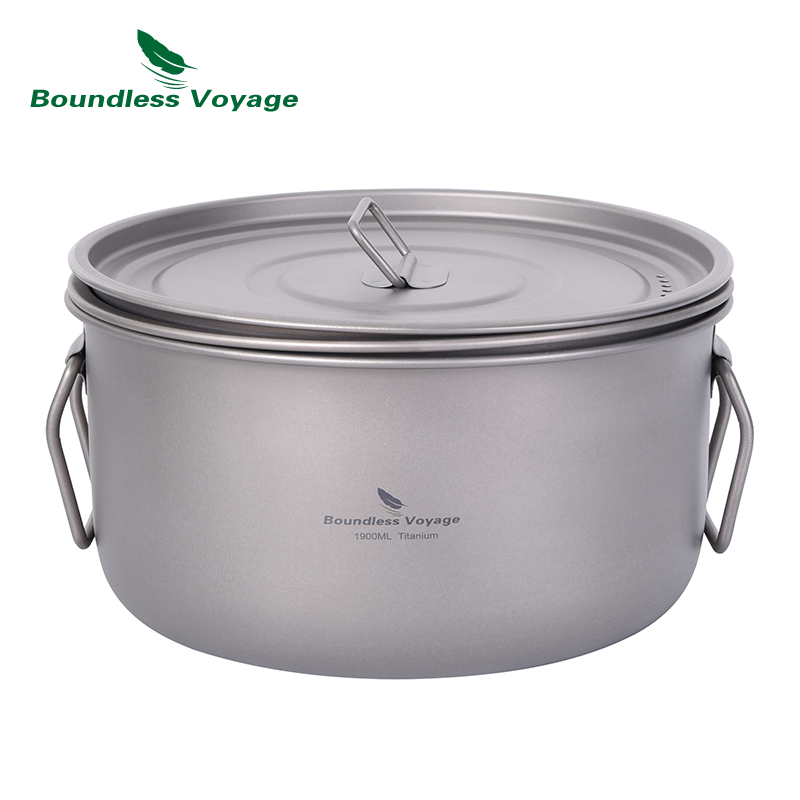 무한 항해 캠핑 요리 냄비 다기능 티타늄 기선 수프 냄 - Camping Cooking Ware 리뷰 및 가격