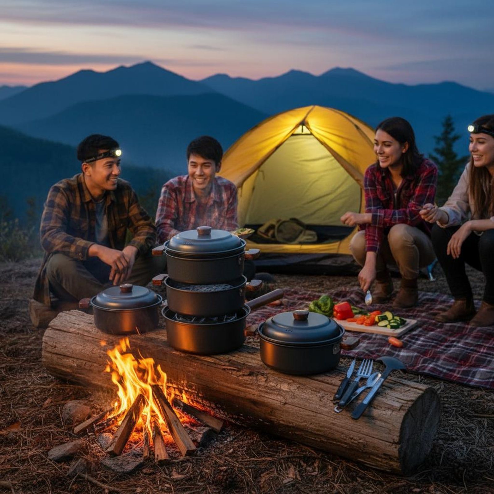 3 L 3L 야외용 요리 냄비 경량 캠핑 찜 냄비 휴대 - Nesting Camping Cooking Set 리뷰 및 가격